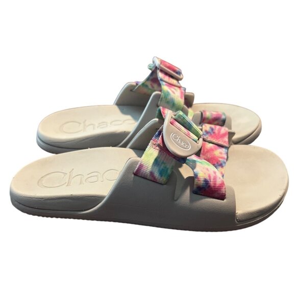 Chaco Chillos Womens Tie-Dye Adjustable Strap Sandals  slide W6‎ - Picture 2 of 7
